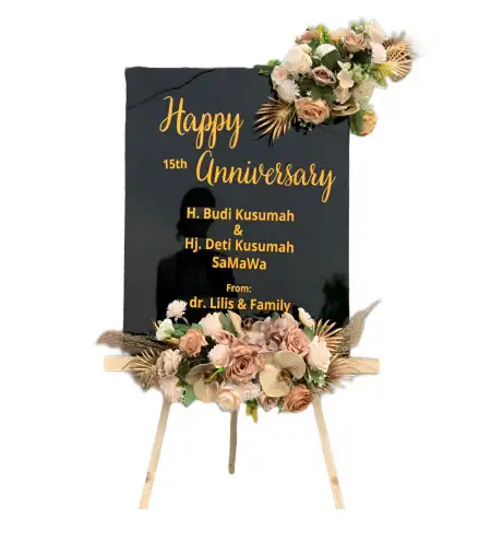 Papan Bunga Akrilik Blang Oi